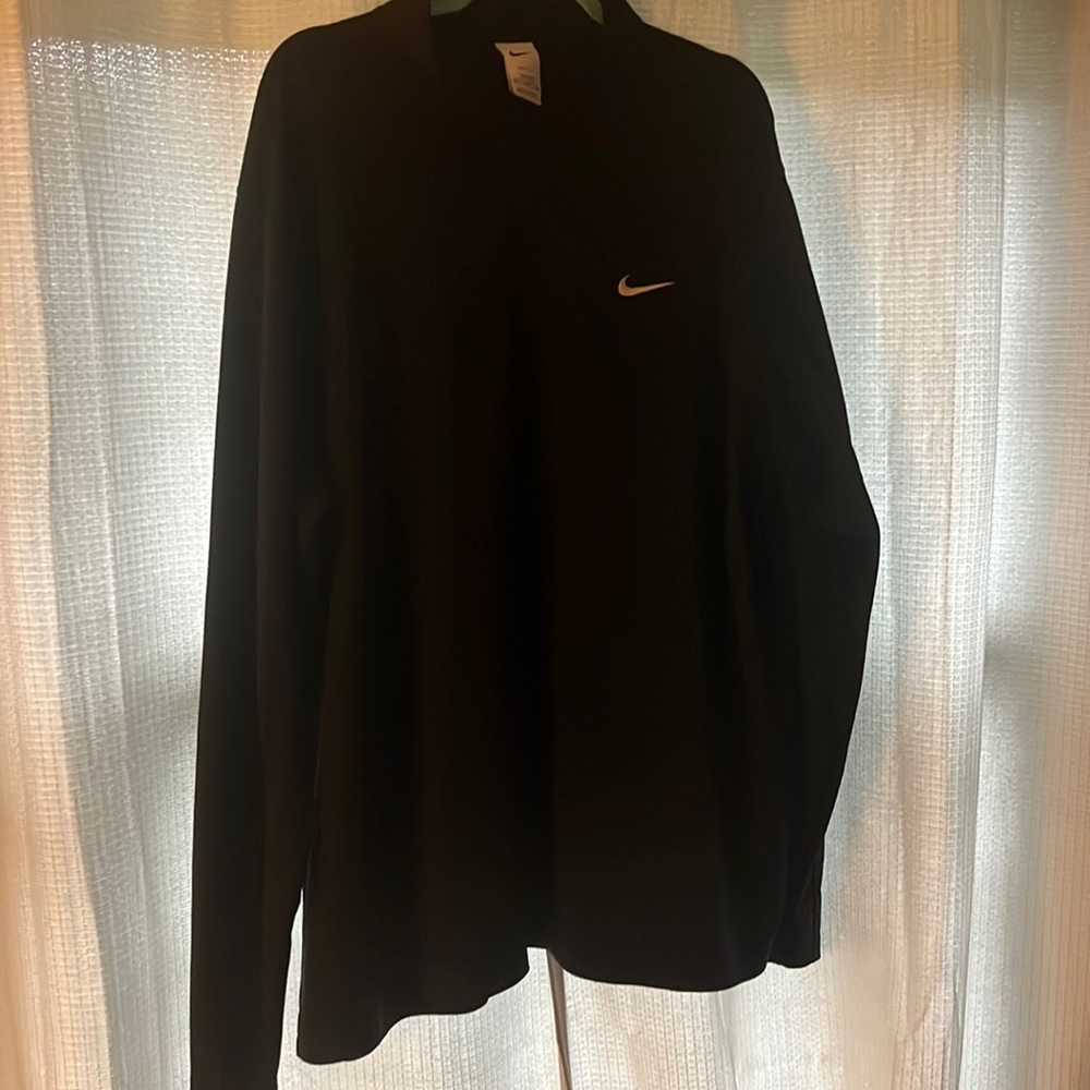 3XLT Nike Navy Blue 1/4 Zip Long Sleeved Pullover